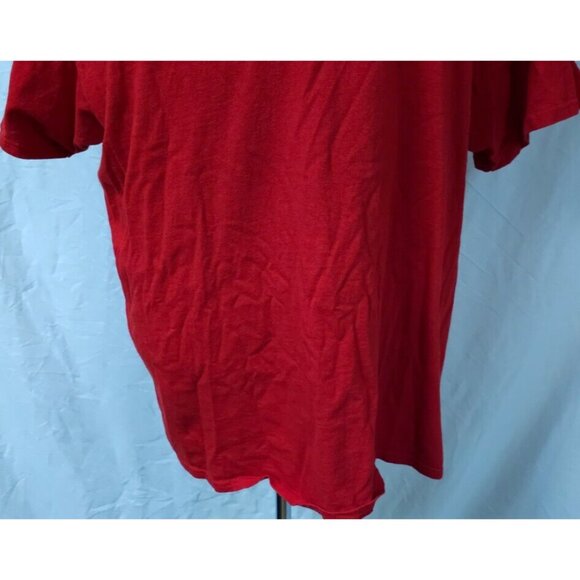 Delta Pro Weight Mens 2XL Red Coca Cola Coke Classic Spellout Cotton T-Shirt - Picture 4 of 11